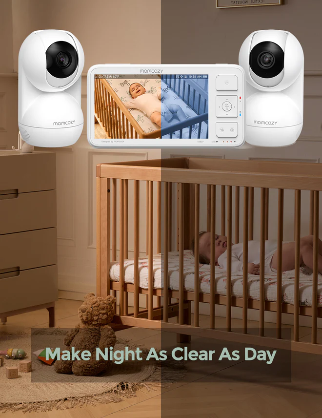 دوربین اتاق کودک Momcozy مدل BM03 5.5 Full HD - تصویر 2