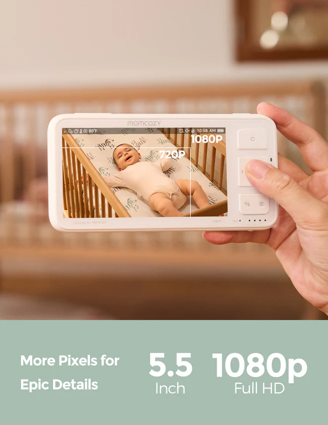 دوربین اتاق کودک Momcozy مدل BM03 5.5 Full HD - تصویر 4