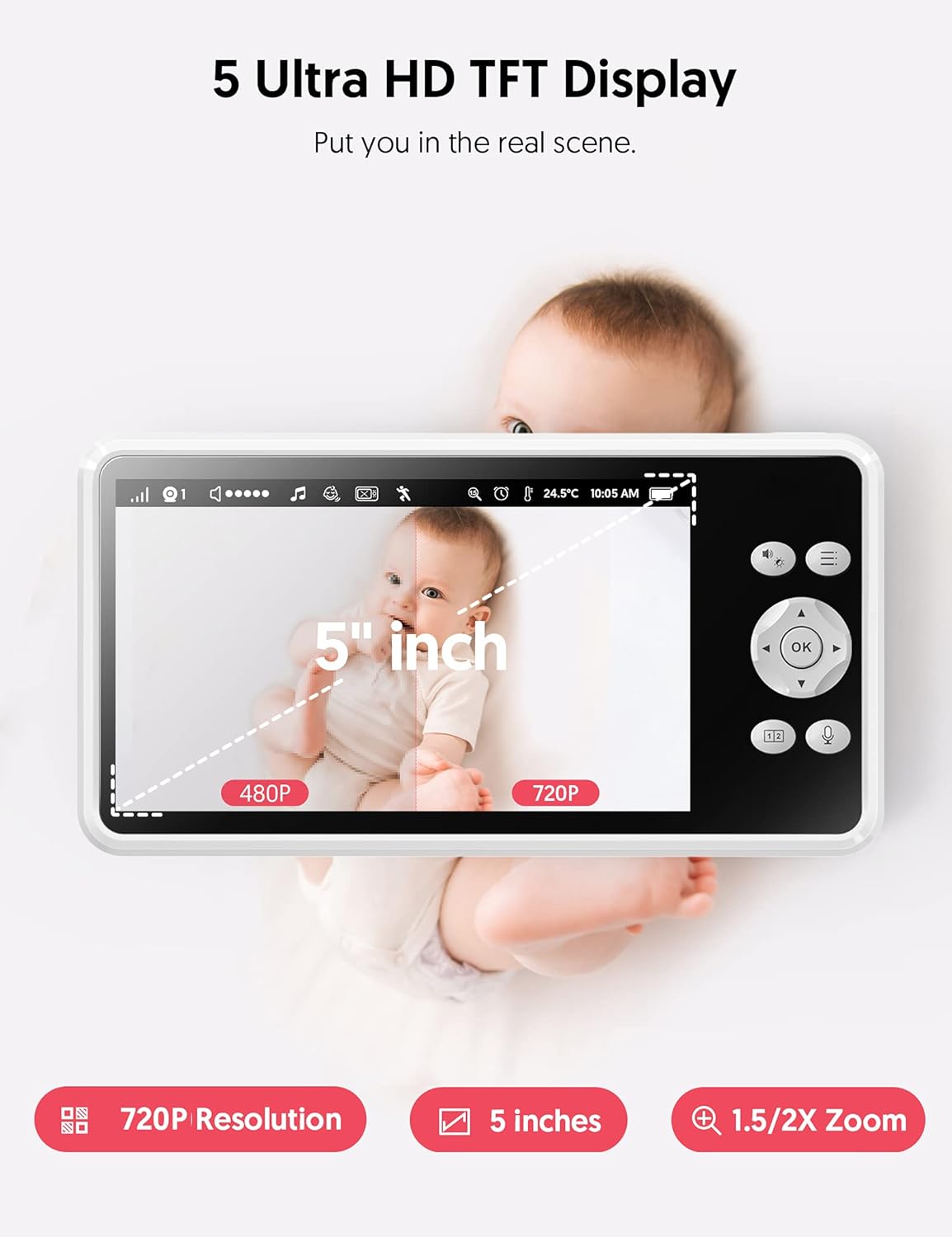 دوربین اتاق کودک victure مدل BM50 - تصویر 7