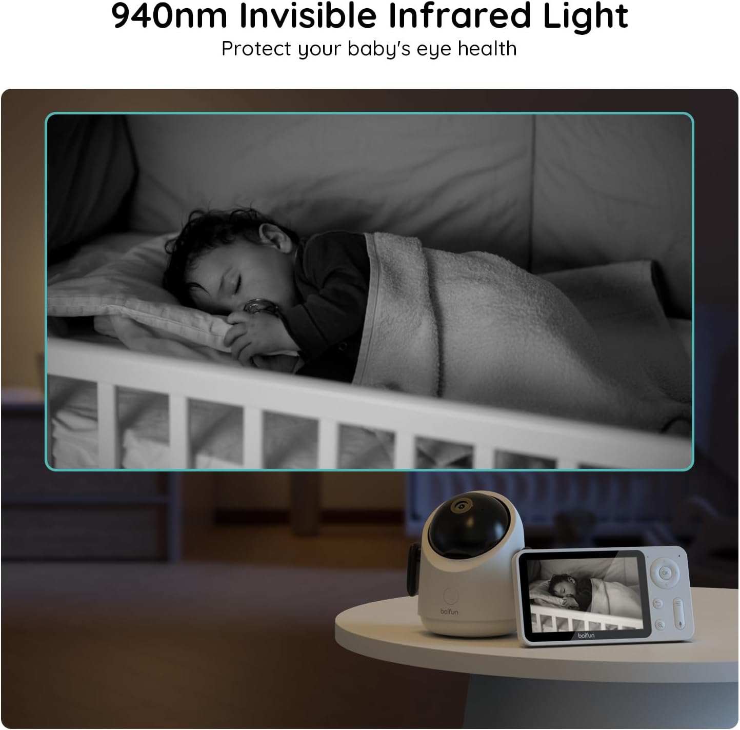 دوربین اتاق کودک BOIFUN مدل Baby3SM - تصویر 2