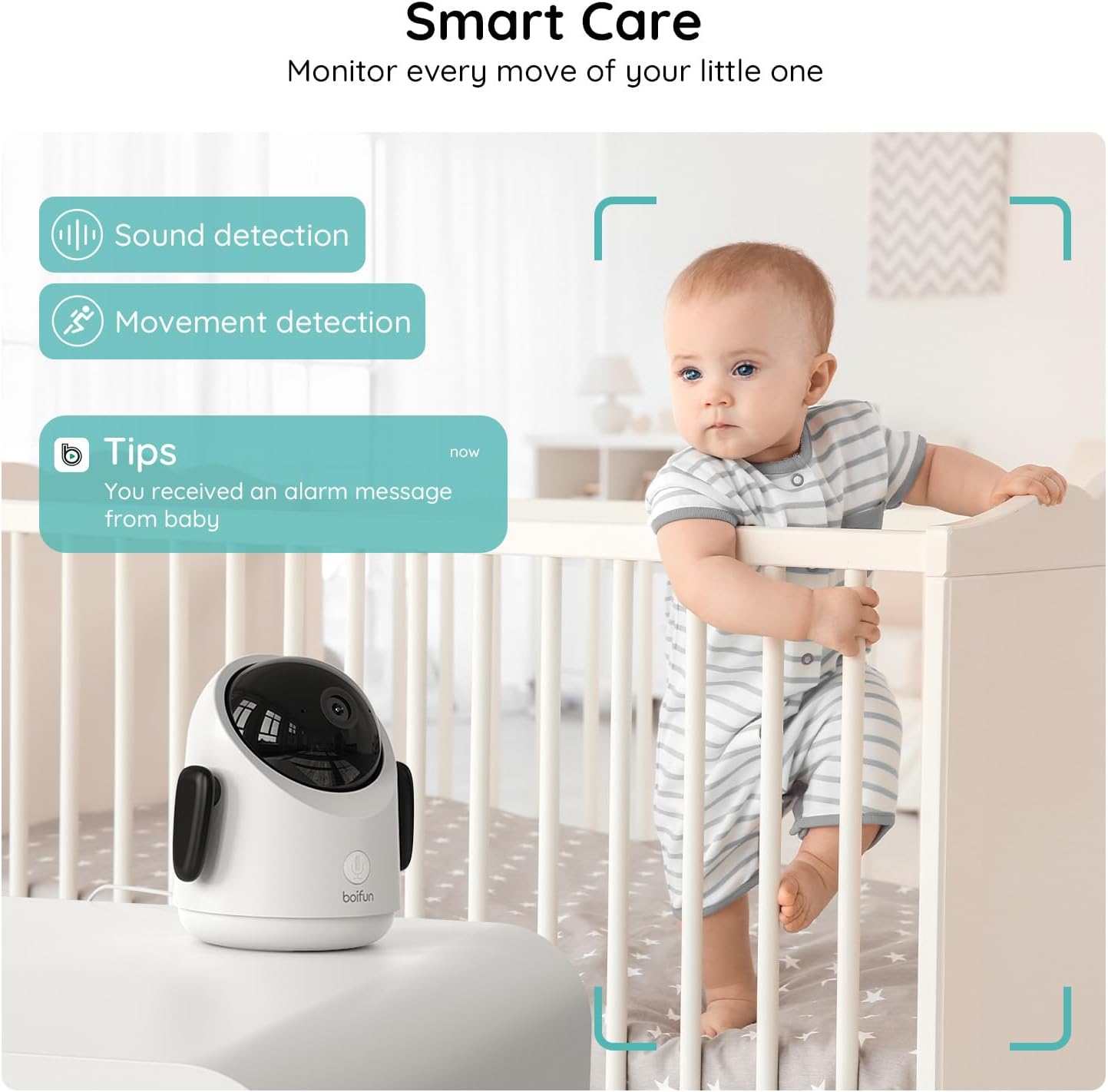 دوربین اتاق کودک BOIFUN مدل Baby3SM - تصویر 4
