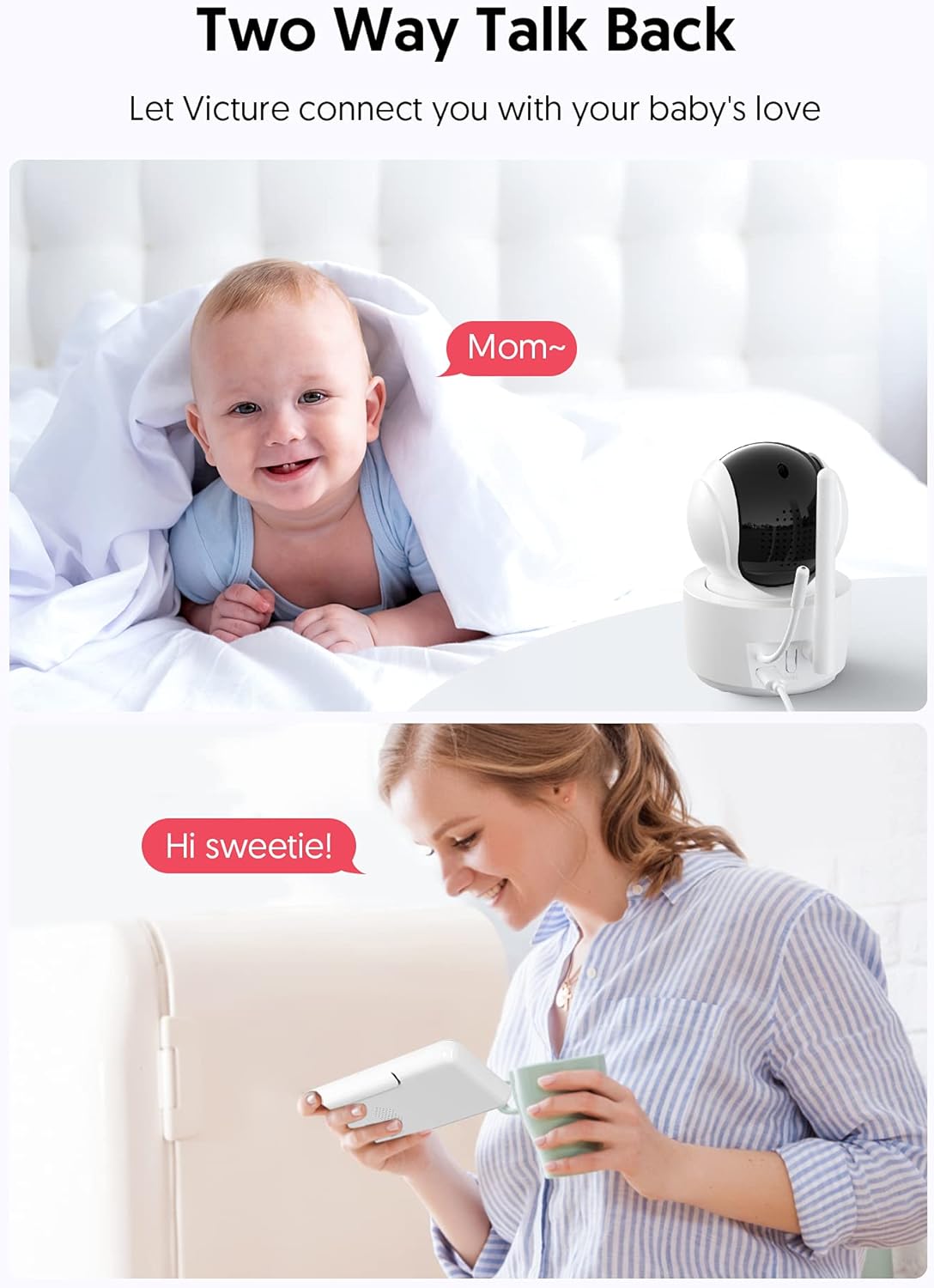 دوربین اتاق کودک victure مدل BM50 - تصویر 8