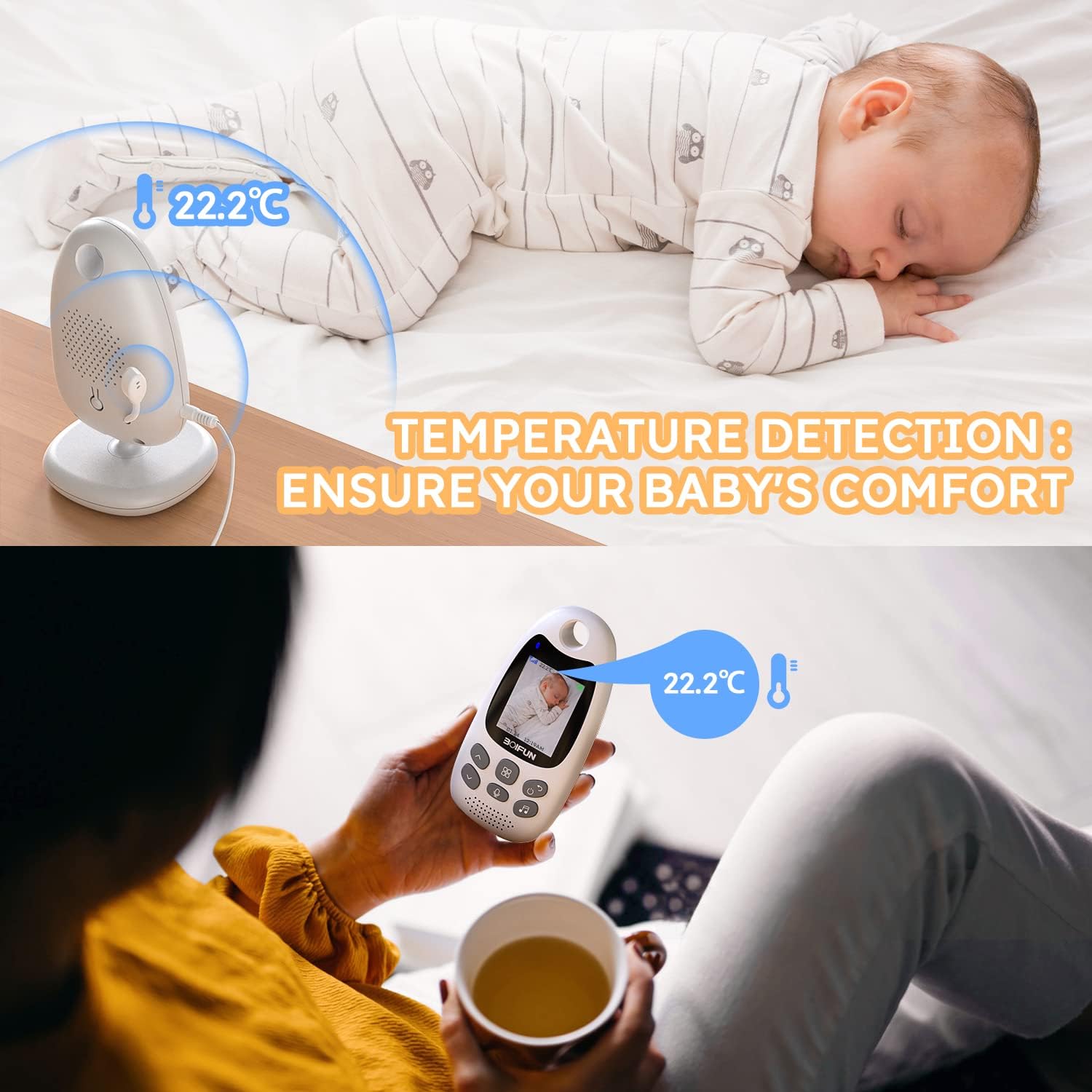 دوربین اتاق کودک BOIFUN مدل VB610 - تصویر 7