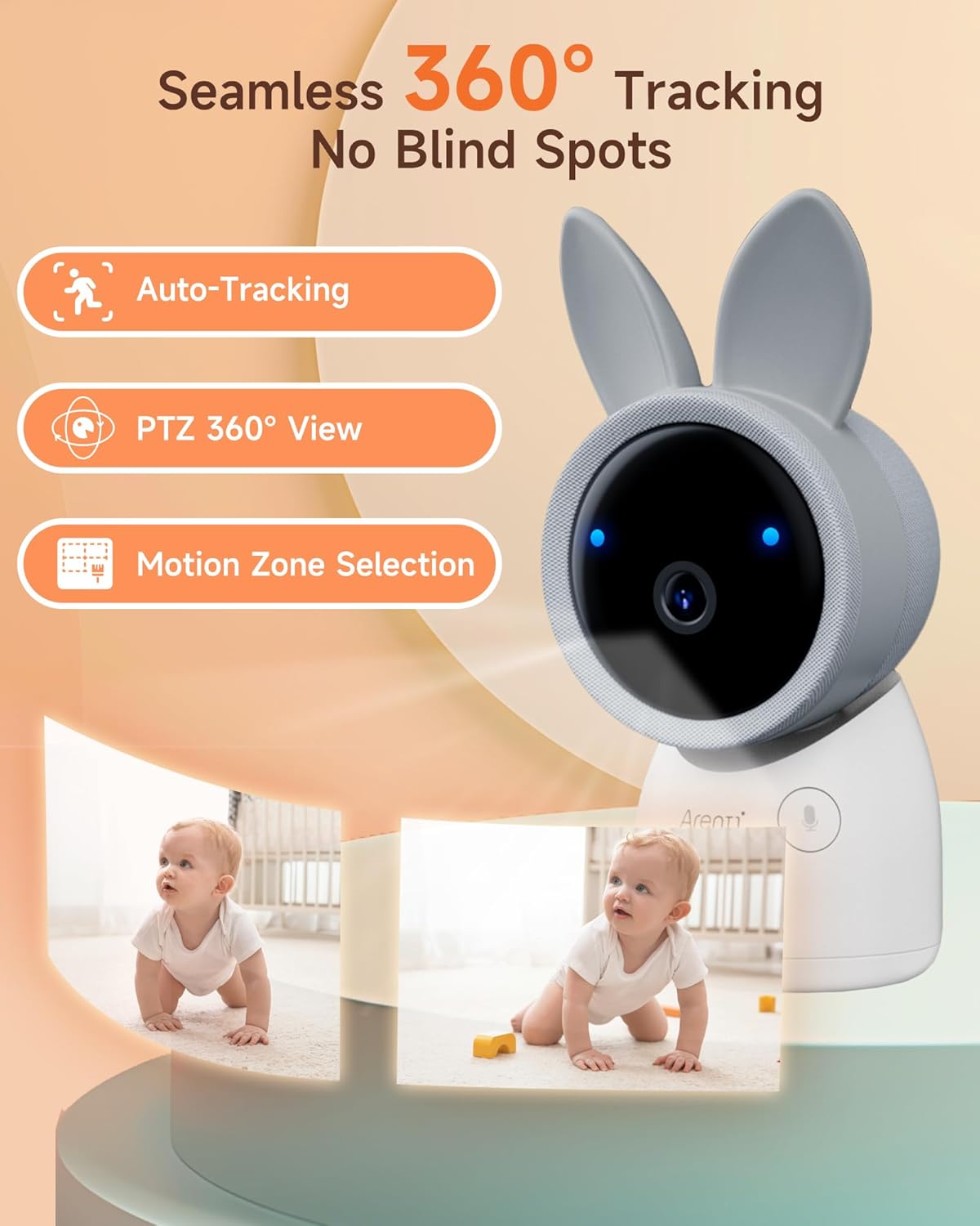 دوربین اتاق کودک Arenti مدل Alnanny 2-cam kit - تصویر 3