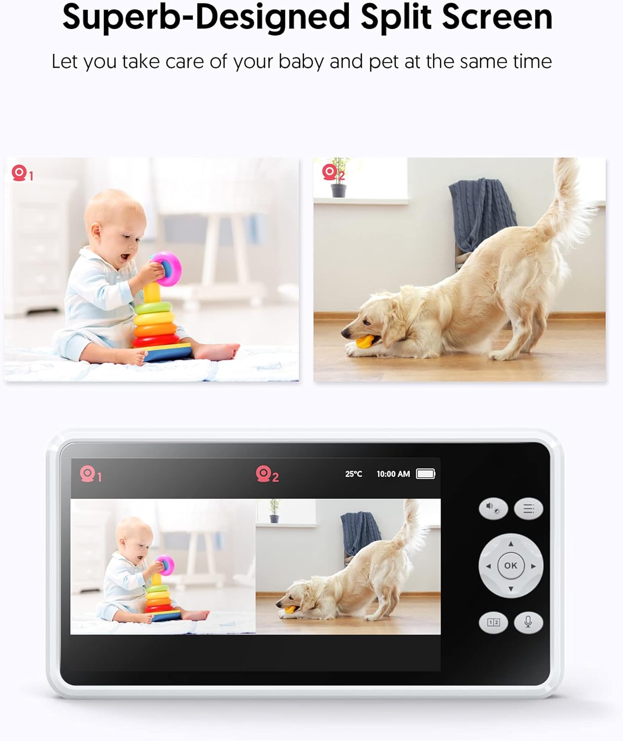 دوربین اتاق کودک victure مدل BM50 - تصویر 5