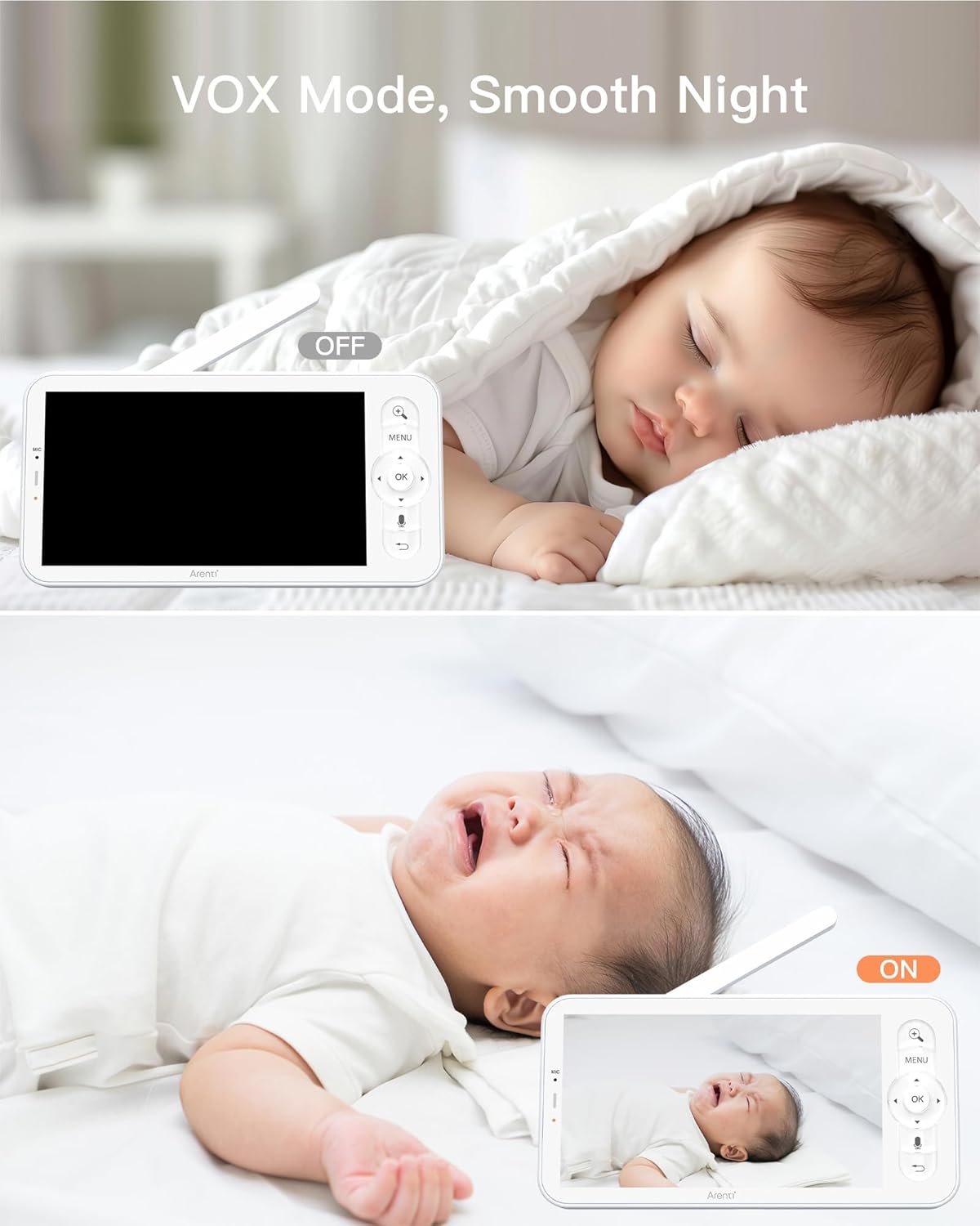 دوربین اتاق کودک Arenti مدل Alnanny 2-cam kit - تصویر 5