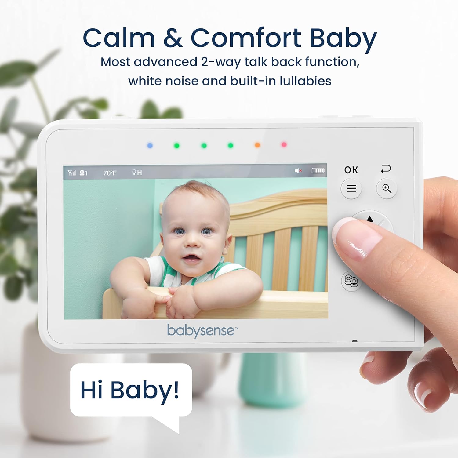 دوربین اتاق کودک babysense مدل V43(دوربین دو عددی) - تصویر 2